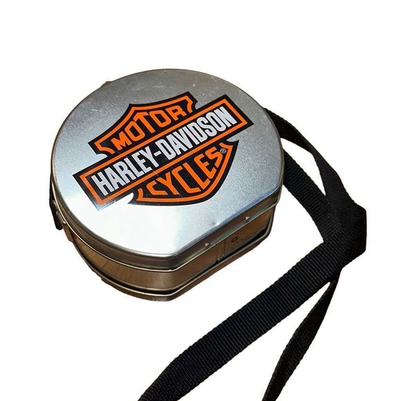 Harley-Davidson Handbags - Harley Davidson Shoulder Bag Purse Collectible Metal Tin 1999 HD Motor Co